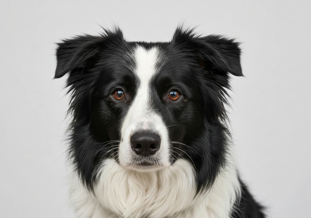 Beautiful Border Collie posing
